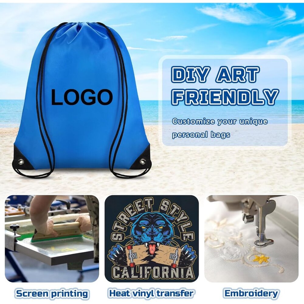 Drawstring Backpack Bulk 42 Pcs String Backpack D… - image 6